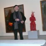 Der Meister Prof. Arik Brauer in seinem Museum Tera-Vienna bei Arik Brauer