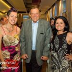 Prof. Dr. Erich Wolner mit Dr. Isolde Engeljehringer und Maria Mazakarini