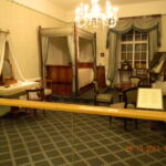 Blick in ein historisches Schlafgemach Blick in ein historisches Schlafgemach