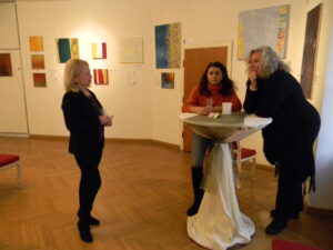 im Gespräch mit der Künstlerin im Gespräch mit der Künstlerin