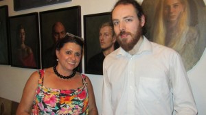 im Gespräch mit dem Künstler